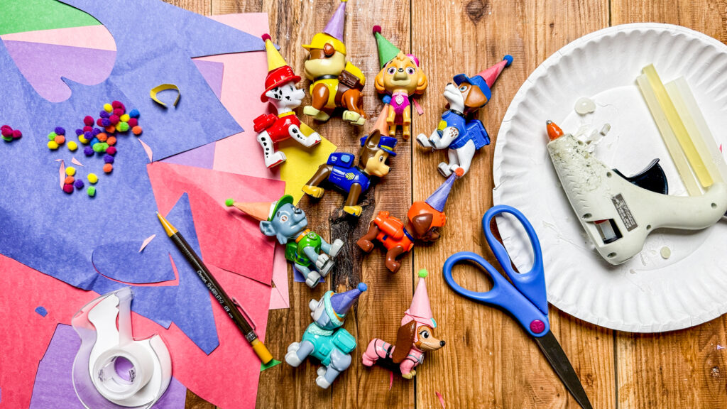 DIY Paw Patrol craft supplies