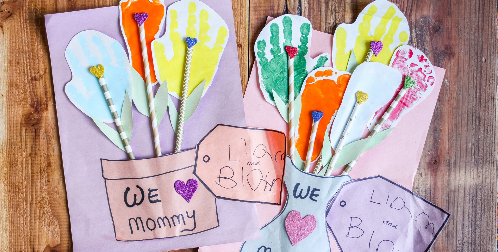 Mother's Day Handprint Flower Pot Craft