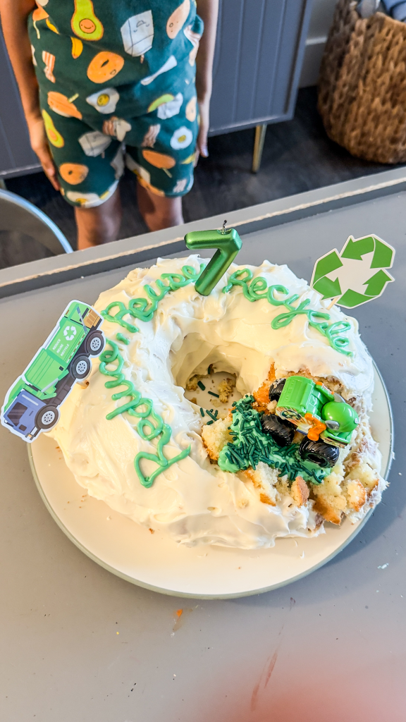 Recycling Birthday Cake