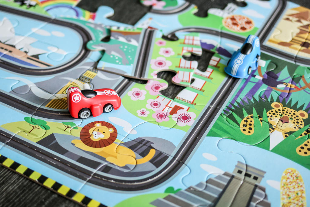 melissa and doug racing puzzle